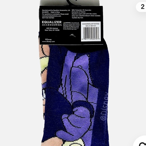 Disney Miss Piggy Crew Socks - Picture 3 of 4